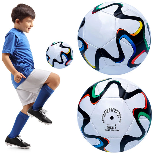 Size 4/5 Professional Soccer Ball Wear Resistant Soccer Exercise Ball for Indoor Outdoor Play - San Co Sports
